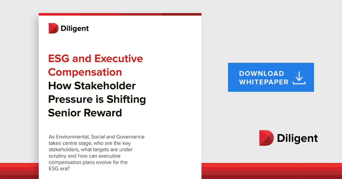 ESG and Executive Compensation - How Stakeholder Pressure is Shifting Senior Reward