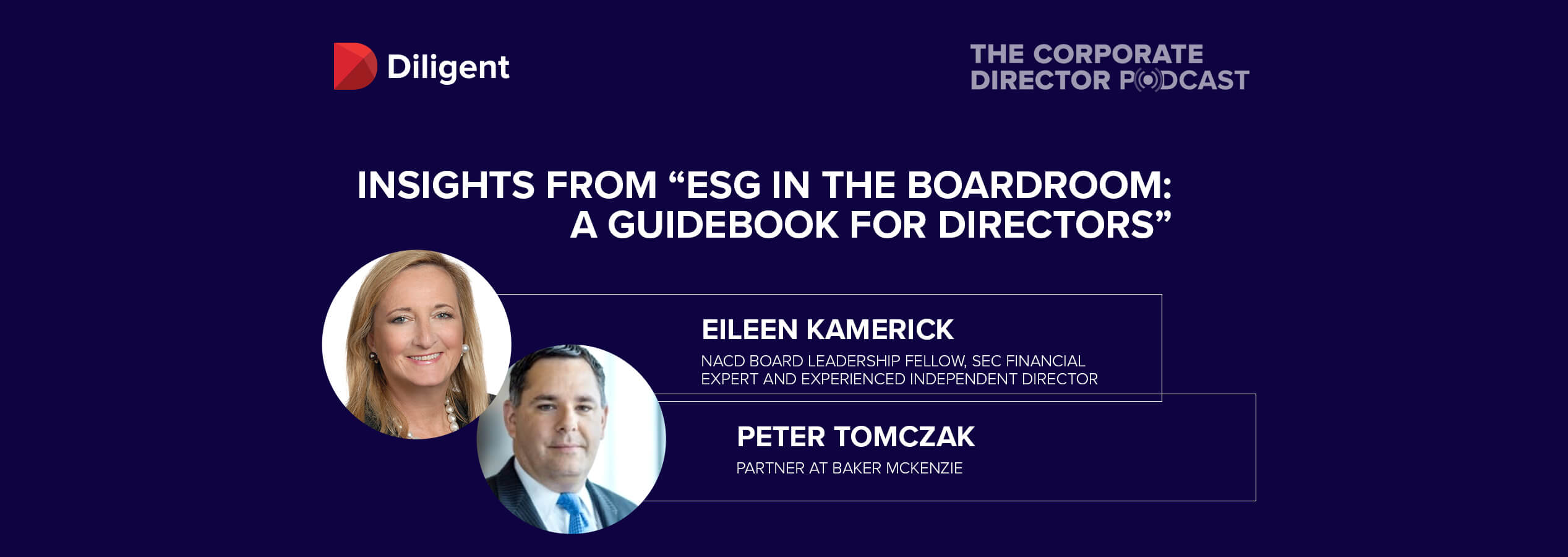 Insights from "ESG in the Boardroom: A Guidebook for Directors" episode cover
