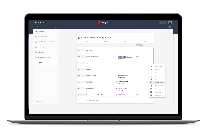 Diligent Board Management Software