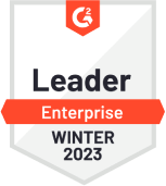 G2 Leader in Enterprise Award Winter 2023