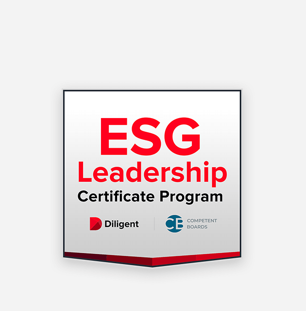 ESG Leadership Certificate Program