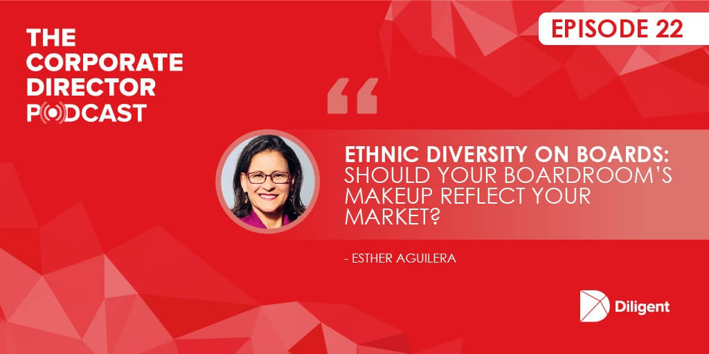 Corporate Director Podcast Episode 22 - Ethnic Diversity on Boards, Episode Cover