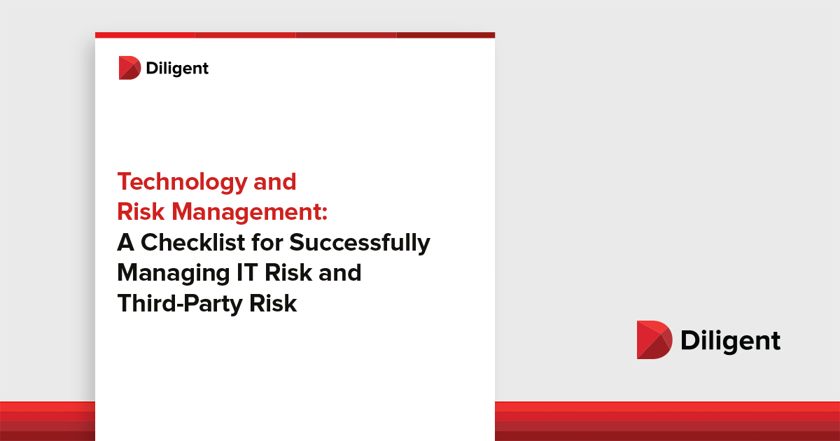 Technology and Risk Management Checklist