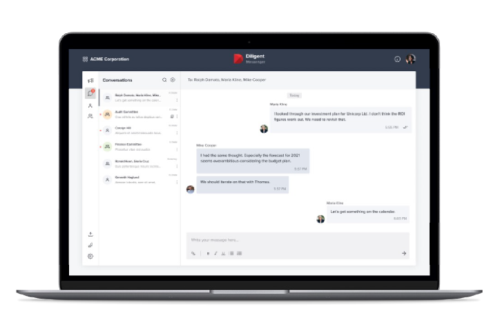Diligent Messenger Solutions