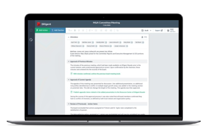 Diligent Minutes Solutions