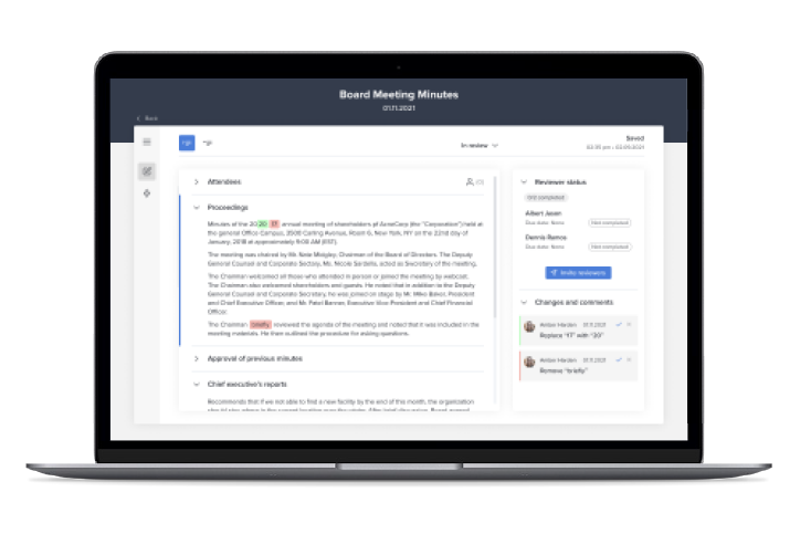 Diligent Minutes Solutions