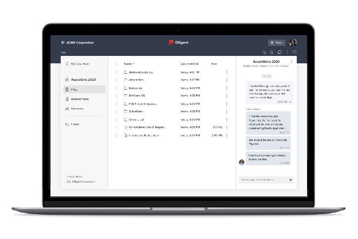 Diligent File Sharing Solutions