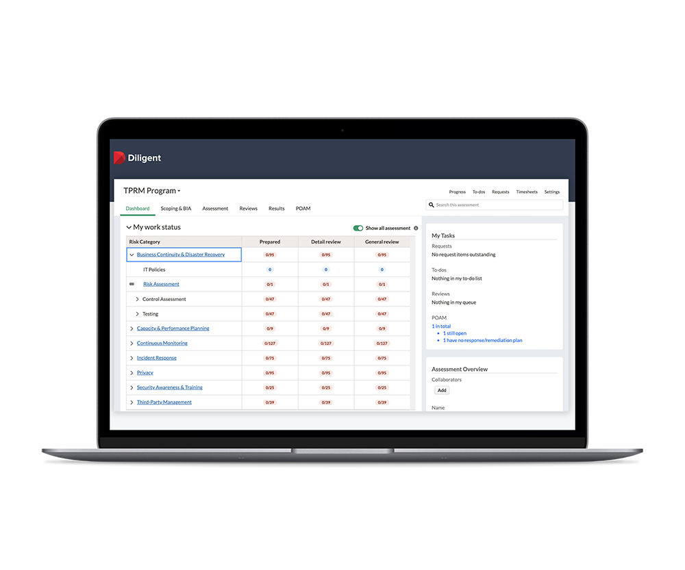 Compliance management software solution by Diligent