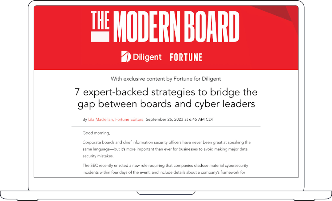 Image of Fortune’s The Modern Board newsletter