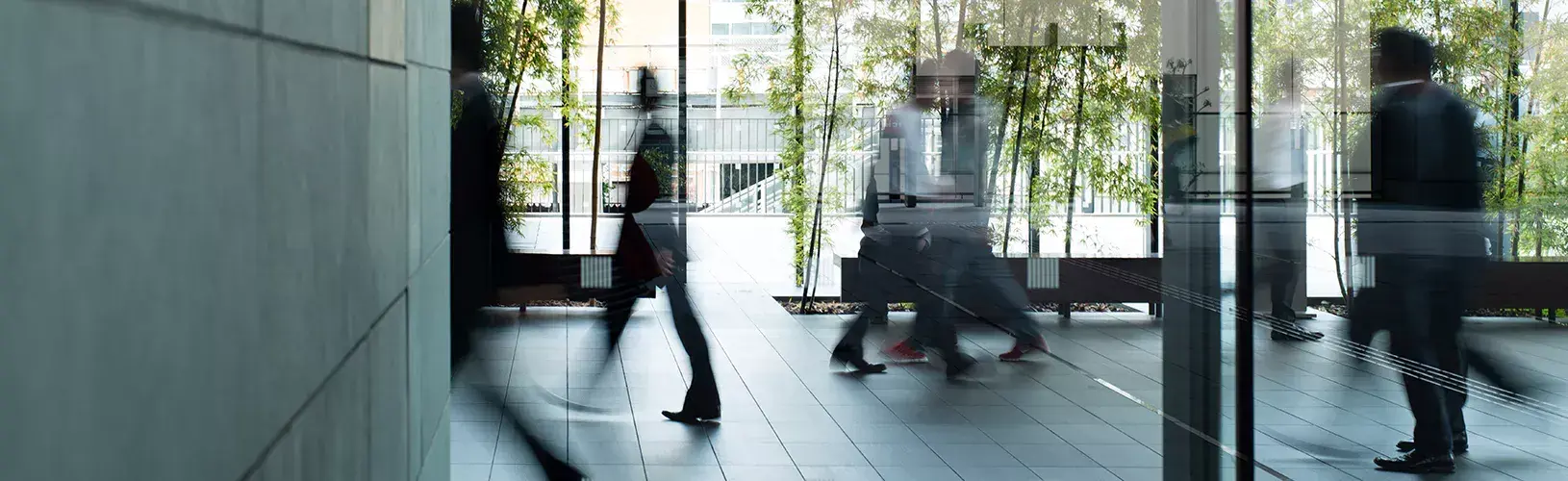 Employees working on ESG strategy