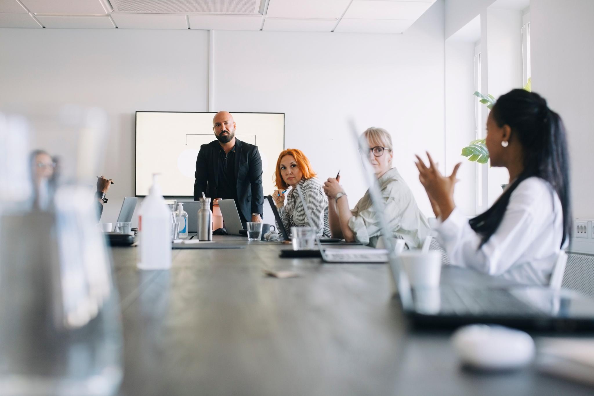 Secure file sharing for board meeting