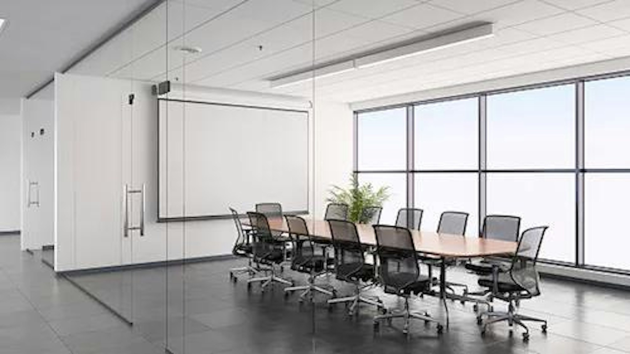 An image of a boardroom where a corporate secretary performs many of their duties.