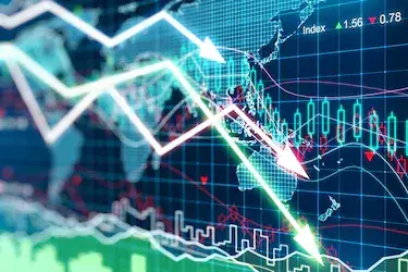 Data on screen representing a governance deficit