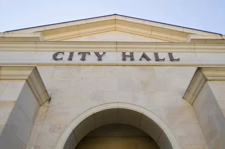 photo of a city hall