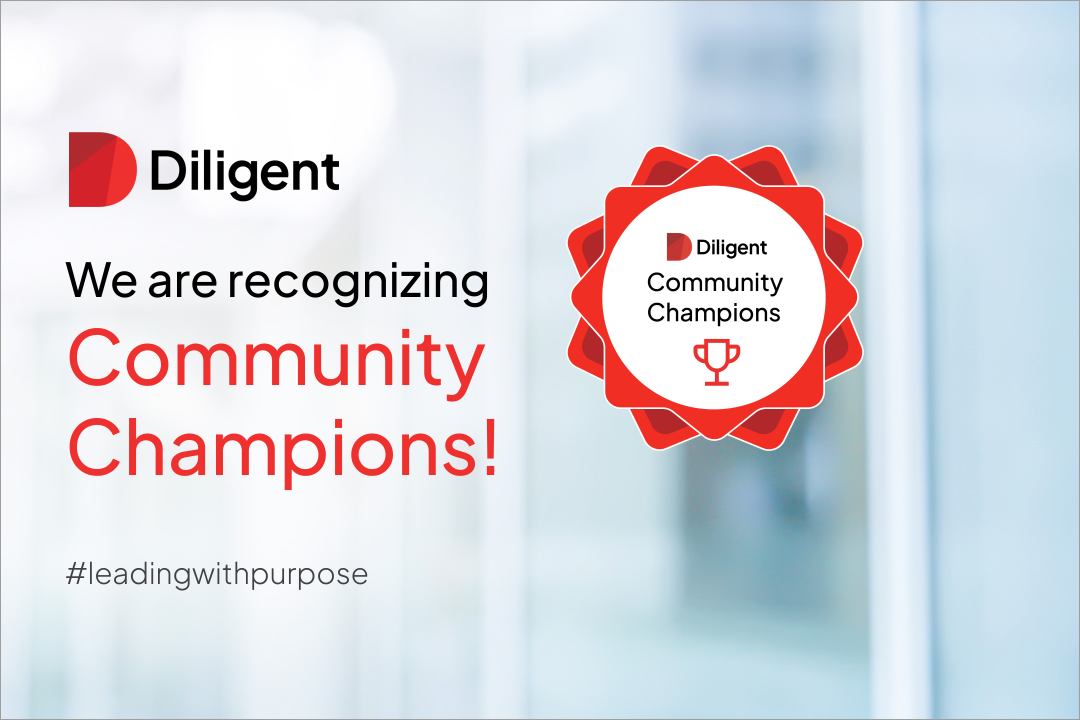 diligent community champions