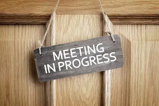 Image representing an executive session taking place