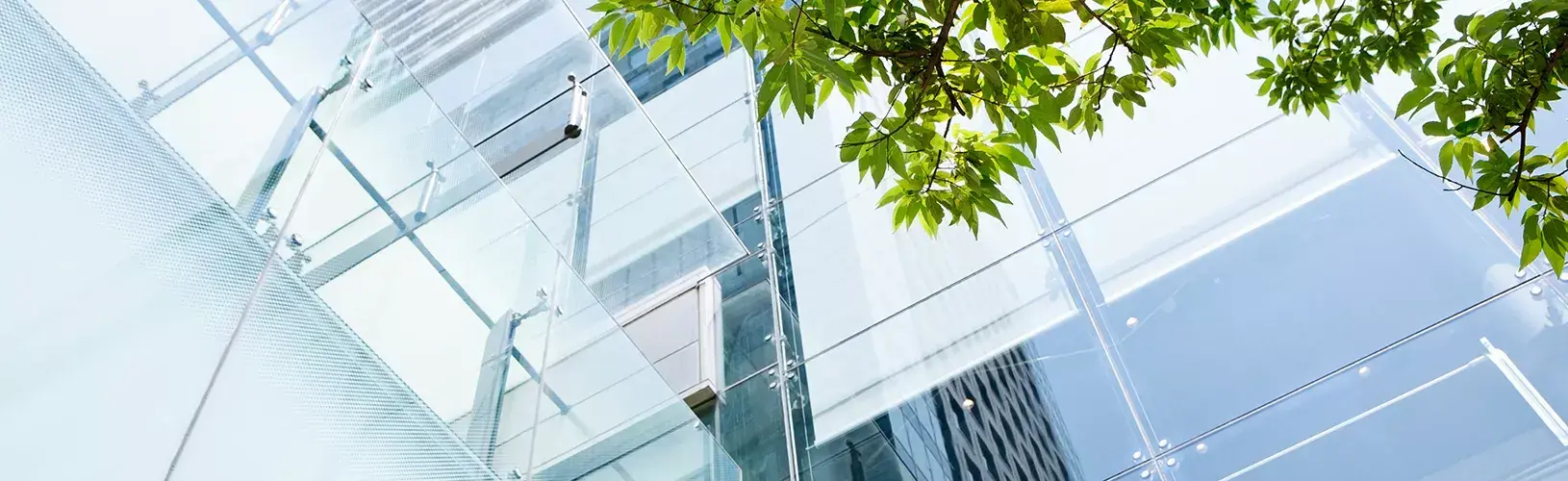 Trees outside an office representing ESG activism