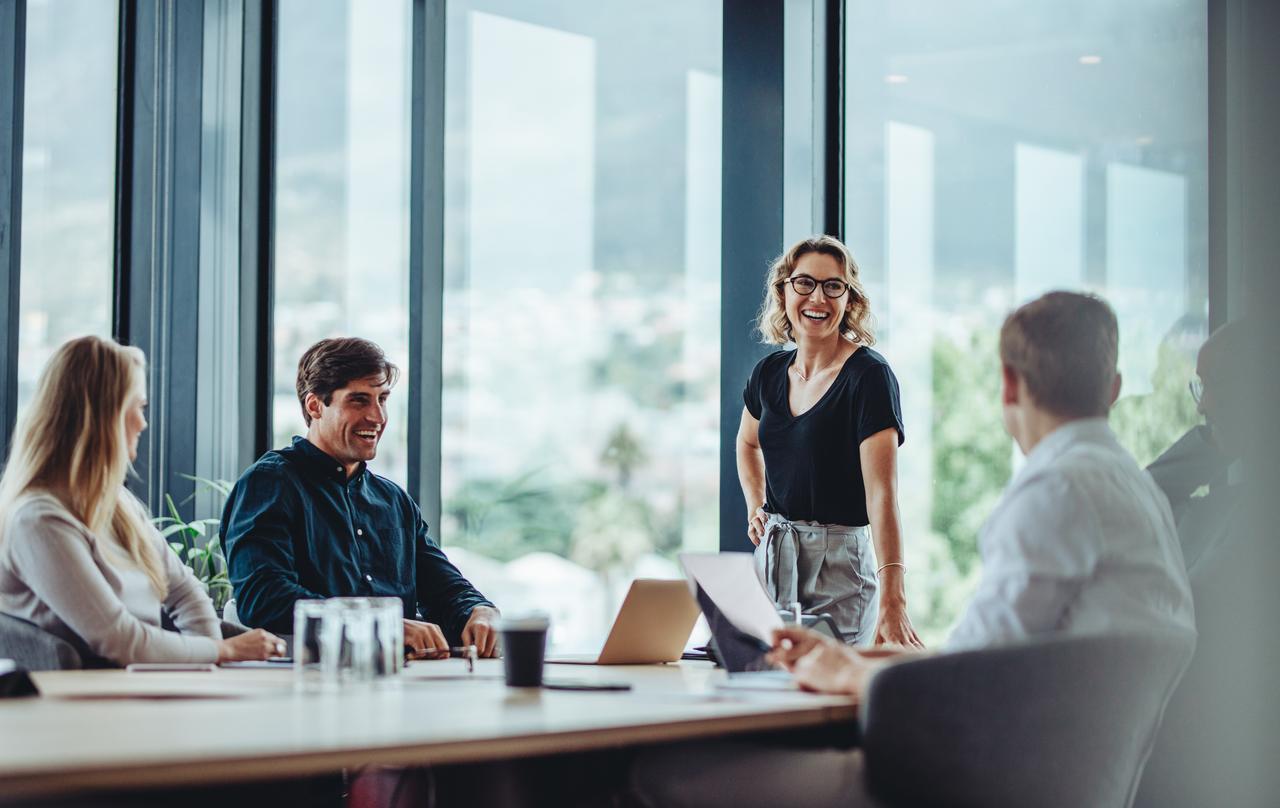 corporate leaders using Diligent software to streamline governance work