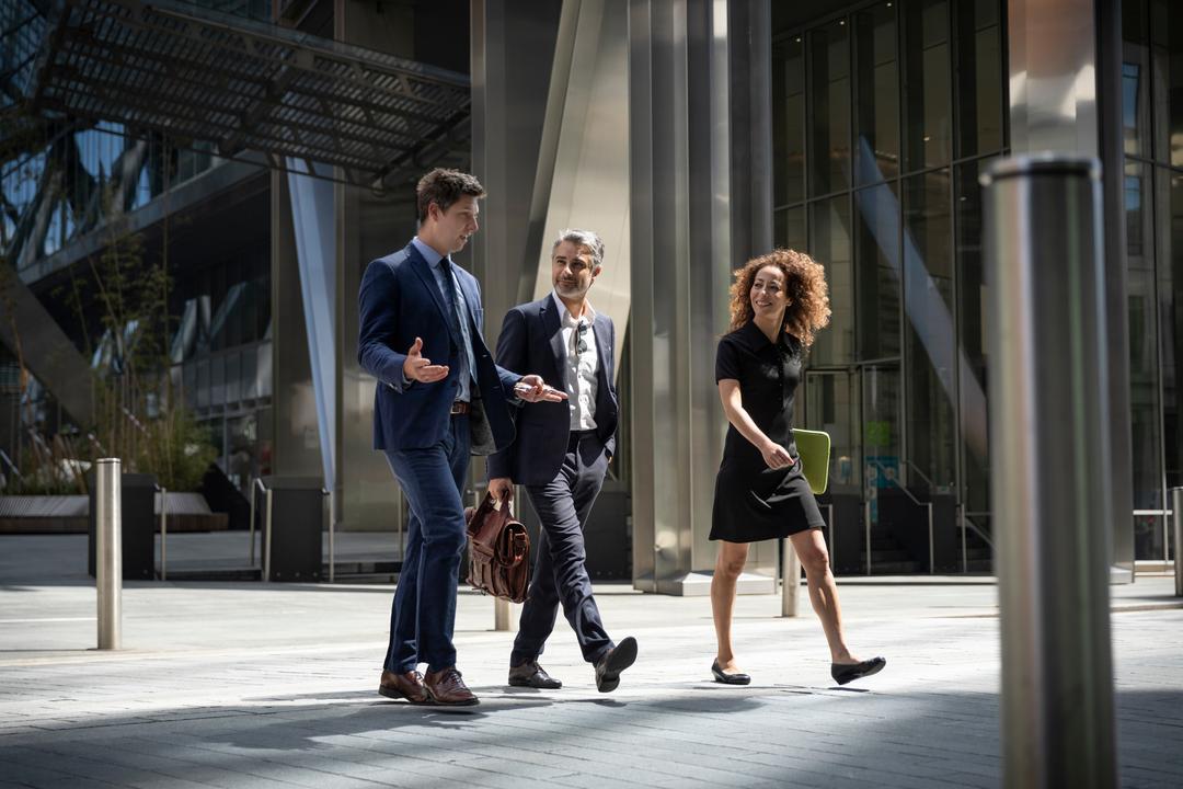 proxy advisors walking together and discussing the 2024 proxy season