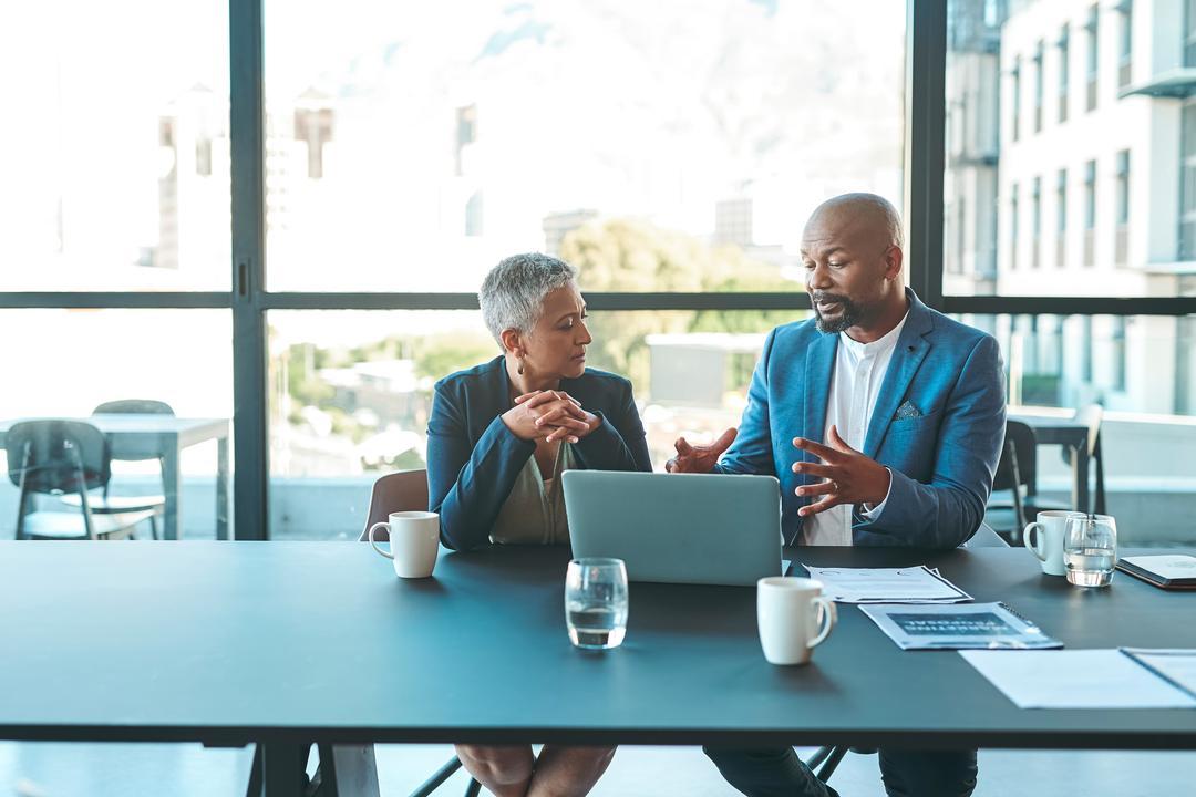 A member of a proxy advisory firm speaking to an investor
