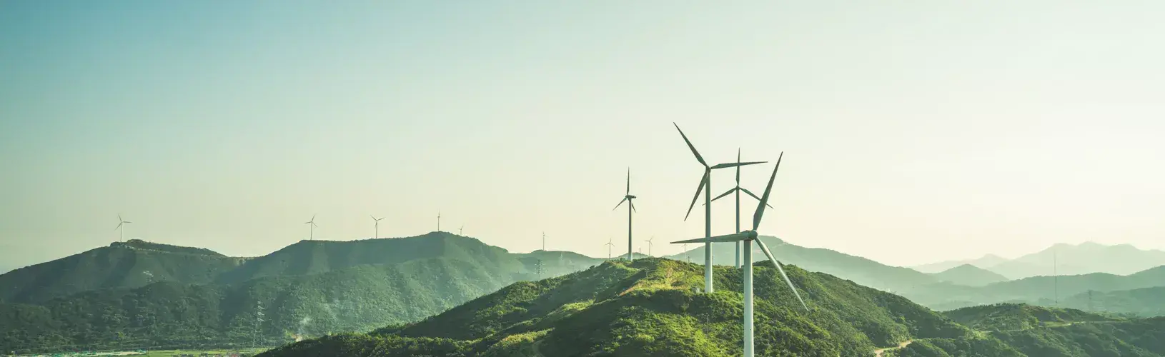 Image of wind turbines representing a checklist for internal auditors