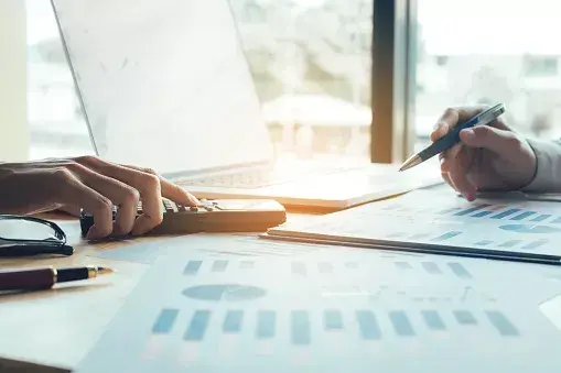 People working at desk