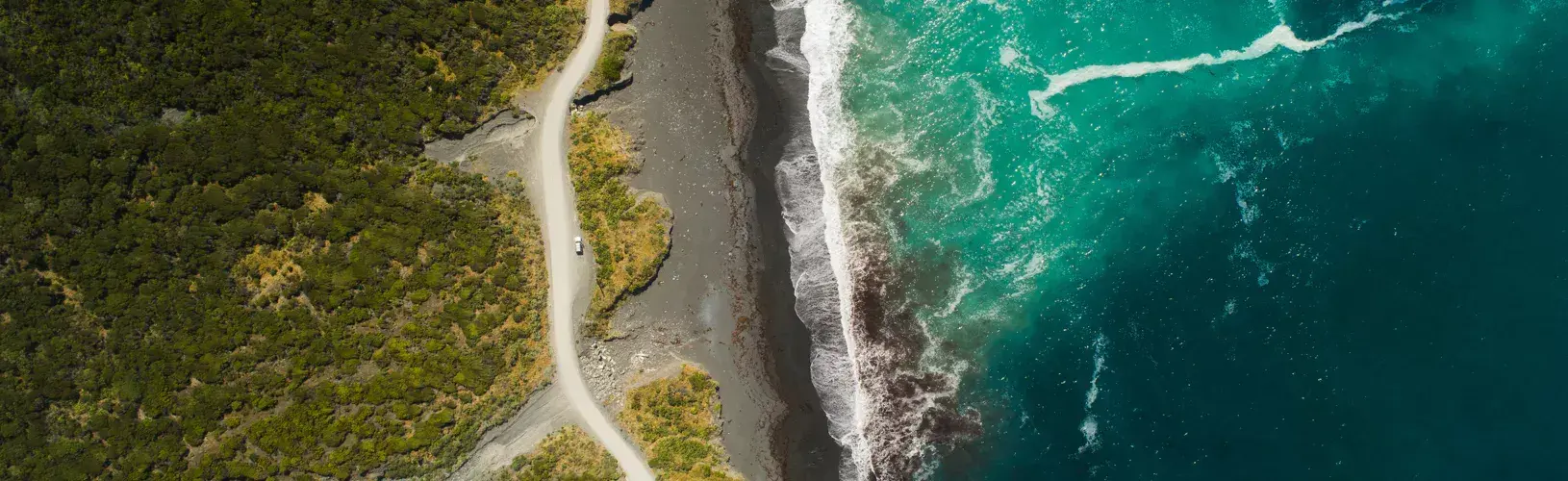 A green coastline signifying the protection of the ESG retirement investment rule.