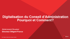 digitalisation du conseil d'administration pourquoi et comment