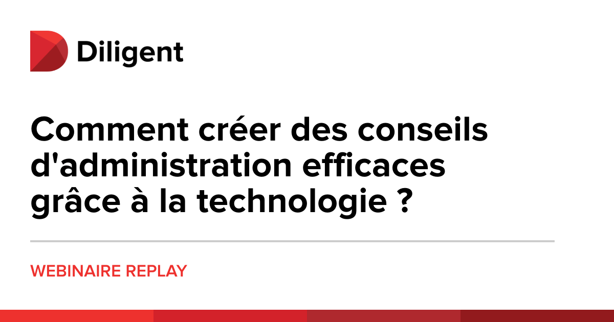 digitalisation du conseil d'administration pourquoi et comment
